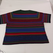 Kasper & Company ASL Women's 3X Multicolor Wool Blend Short Sleeve Shirt Top image 13