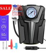 Portable Air Pump Electric Inflator Auto Car Bike Tire Air Compressor 12V - $406.92 MXN
