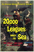 20000 Leagues Under The Sea Nautilus Divers Walt Disney 24x18 Poster - £18.51 GBP