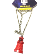 BBC Doctor Who Red Dalek Robot 19 - 21&quot;  Necklace NEW - £3.78 GBP