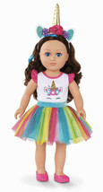 My Life As Unicorn Trainer 18&quot; Poseable Doll NIB HTF Brunette Hair - £47.20 GBP