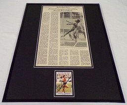 Catilyn Bruce Jenner Signed Framed 1976 New York Times Newspaper Poster - £118.69 GBP