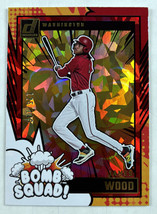 2024 Donruss James Wood #16 Bomb Squad Red Ice #125/149 Washington Nationals - £11.85 GBP