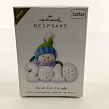 Hallmark Keepsake Christmas Tree Ornament #1 Frosty Fun Decade 2010 Snowman New - £17.54 GBP