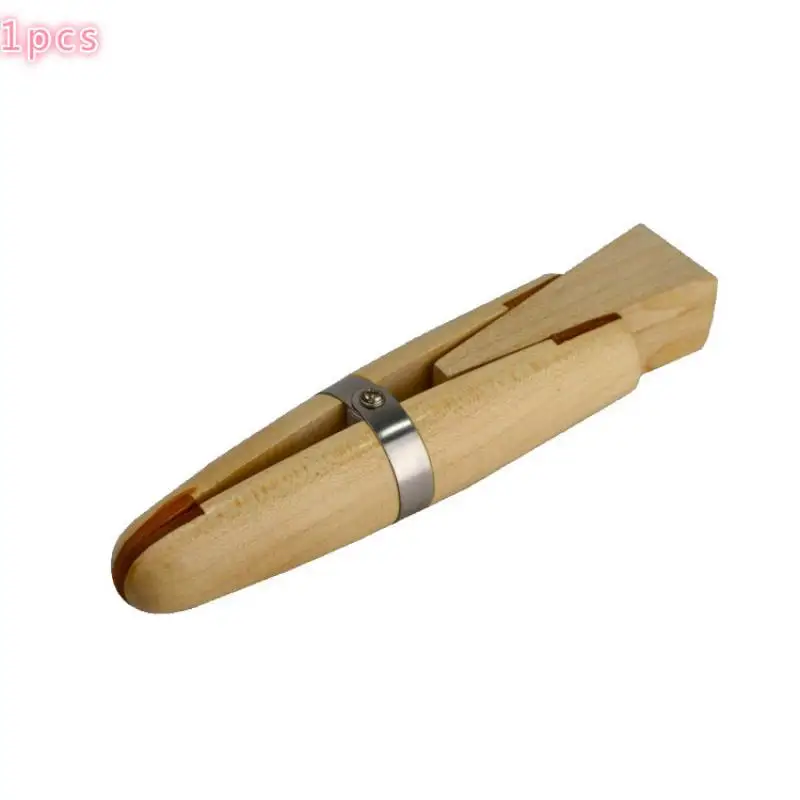 House Home Jewellers Double Ended Wooden Ring Clamp With Thick Leather Lined Jaw - $25.00