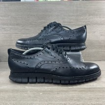 Cole Haan Zerogrand Wingtip Oxford Men&#39;s 9.5 M Black C23738 Shoes - $39.59