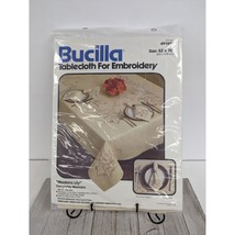Bucilla Madeira Lily Tablecloth 52X70 Embroidery Kit 491591 - £31.46 GBP
