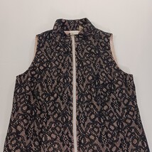 Zenergy by Chicos Women's Pink/Black Full Zip Pockets Vest Size 00 image 12