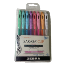 Zebra SARASA Clip Gel Pens Fine Point u Assorted Milk Color Ink Planner Journal - £17.73 GBP