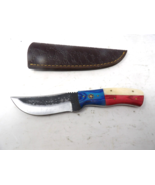 MHS Cutlery Fixed Blade Knife Handmade Damascus Steel - $45.54