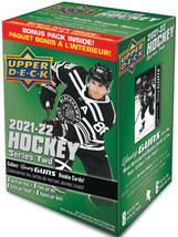 2021-22 Upper Deck Series 2 NHL Hockey Blaster Box- 6PK/8CPP- New/Factory Sealed - £27.49 GBP
