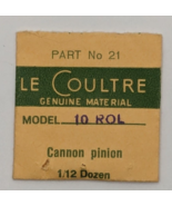 NOS Jaeger LeCoultre - Cannon Pinion - Cal. 10 ROL - Part 21 - £23.35 GBP