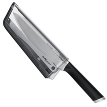 TEFAL EVER SHARP German Stainless Steel Chef&#39;s Knife 6.4&quot;/16.5cm with Sharpener - £74.61 GBP