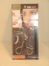 London Bath &amp; Beauty EyeCare Eyelash CURLER Precision TWEEZER PAD Set Ki... - $242.13 MXN