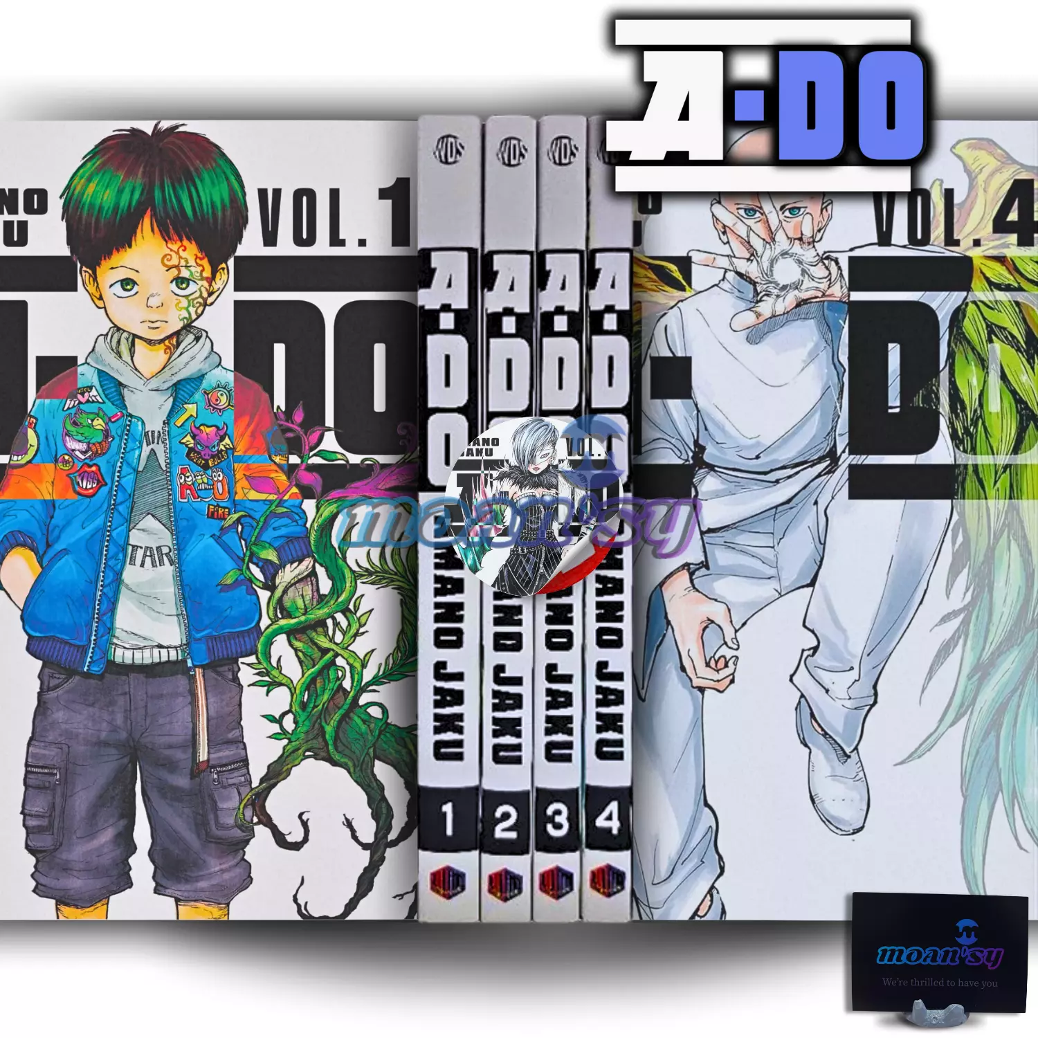 A-DO Manga English Volume 1-4 Full Set Comic Books New by Amano Jaku - $126.60