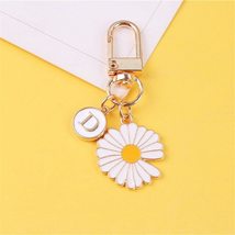 New Car Keychains Charm Bag Pendants Flower Keychain Headphone Cover Keyring Dai - £7.91 GBP