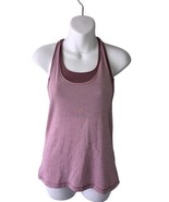 Lululemon Shirt Womens 4 Twist and Toil Tank Top Built In Bra Athleisure - $24.52