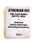 Athenian Inn Pike Place Market Vintage Matchbook Seattle Matches Unstruc... - $33.94 CAD