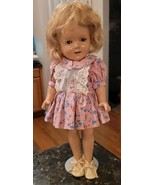 1930s IDEAL Shirley Temple Composition Doll Sleepy Eyes 13&quot; Pink Dress &amp;... - $2,365.11 MXN