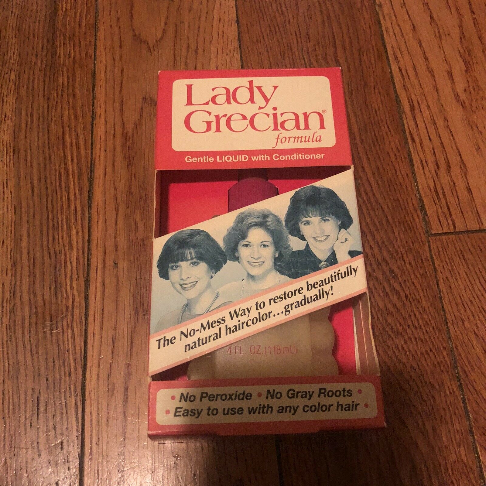 Lady Grecian Formula 4oz Lead Acetate Gray Hair Color Conditioner NEW