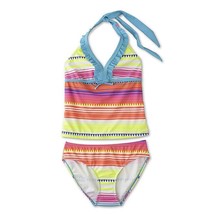 Joe Boxer girls swim suit 2 Piece Bikini  UPF 40 Sizes 7-8 NWT - £9.39 GBP