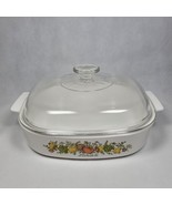 Corning Ware Le Romarin Casserole Dish - 9-3/4&quot; x 9-3/4&quot; - A-10-B - With... - £23.49 GBP
