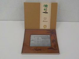 For 6 X 4 Inch Pictures 9 X 7 Engraved Wood Photo Frame Photos Hawaii Palm Trees - £12.86 GBP