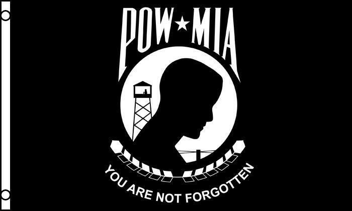 POW MIA YOU ARE NOT FORGOTTEN 3 X 5 FLAG banner FL060 NEW 3x5 MILITARY f... - $6.60