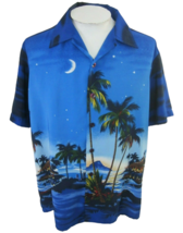 Kennington Ltd. Men Hawaiian ALOHA shirt pit 2 pit 25.5 XL camp luau tiki lounge - £19.56 GBP