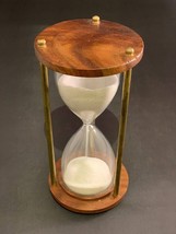 Antique Sand timer Wooden Hourglass Vintage Hourglass Maritime Nautical Decor - $23.23