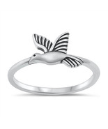 Hummingbird sterling silver toe ring - £10.92 GBP