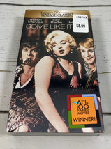Some Like It Hot Vhs Marilyn Monroe, Tony Curtis, Jack Lemmon New Sealed - £3.31 GBP