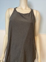 DSG Dicks Sporting Goods Gray Strappy Racerback Athletic Top, Women&#39;s Size L - £11.13 GBP