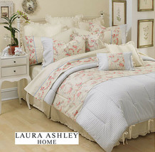 Laura Ashley Josette Rose Floral Pink 2-PC Standard Pillowcase Pair - $36.00