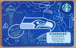 Starbucks 2023 Seattle Seahawks Recyclable Collectible Gift Card No Value - £2.36 GBP