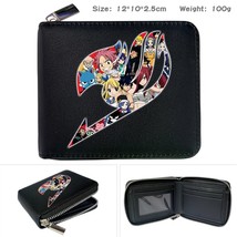 PU Japanes Anime  Fairy Tail Natsu Wallet Short Purse For Young With Card Holder - £13.41 GBP