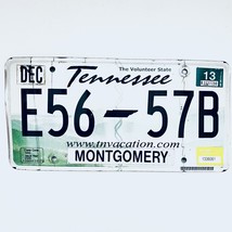 2013 United States Tennessee Montgomery County Passenger License Plate E... - £13.28 GBP