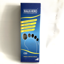 Walk Hero Medical Orthotic Insoles Comfort Support Men 13 13.5 - £14.73 GBP