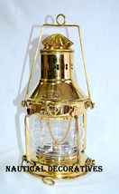 Vintage Anchor Oil Lamp Maritime Ship Lantern Boat Light ANCHOR Lamps - $45.45