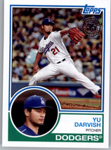 2018 Topps 1983 Topps Baseball 83-25 Yu Darvish  Los Angeles Dodgers - $0.99