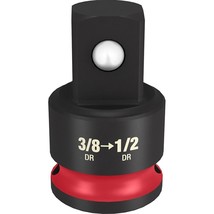 Milwaukee 49-66-6723 SHOCKWAVE Impact Duty 3/8&quot; Drive 1/2&quot; Drive Adapter - £23.69 GBP