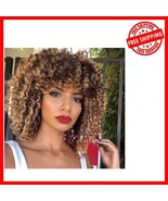 Adjustable Curly Wig for Black Women - 2-Tone with Natural Curls &amp; Acces... - $53.70 CAD