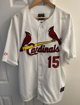 Majestic Cooperstown Collection St. Louis Cardinals Tim McCarver #15 Jersey XXL - £77.89 GBP