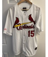 Majestic Cooperstown Collection St. Louis Cardinals Tim McCarver #15 Jer... - £77.89 GBP