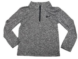 Under Armour Boys 1/4 Zip Long Sleeve Athletic Shirt Size 6 EXCELLENT CO... - $14.36