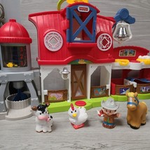 Fisher Price Little People Caring for Animals Farm Barn Sounds Work - $18.50
