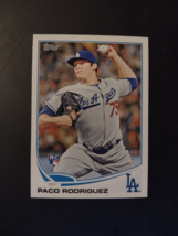 2013 Topps  Paco Rodriguez #99 Los Angeles Dodgers Baseball Card - £1.17 GBP