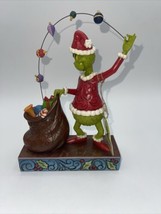 Jim Shore Grinch Juggling Gifts Into Bag Christmas Figurine 6006568 Dr Seuss - $84.14