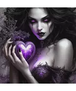 Sin-Eater Spirit Companion, Shadow Priestess, Spirit Binding, Violet Hea... - $49.99