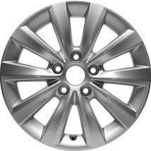 Wheel For 12-15 Volkswagen Passat 16x6.5 Alloy 5 V Spoke 5-112mm Painted Silver - £210.75 GBP